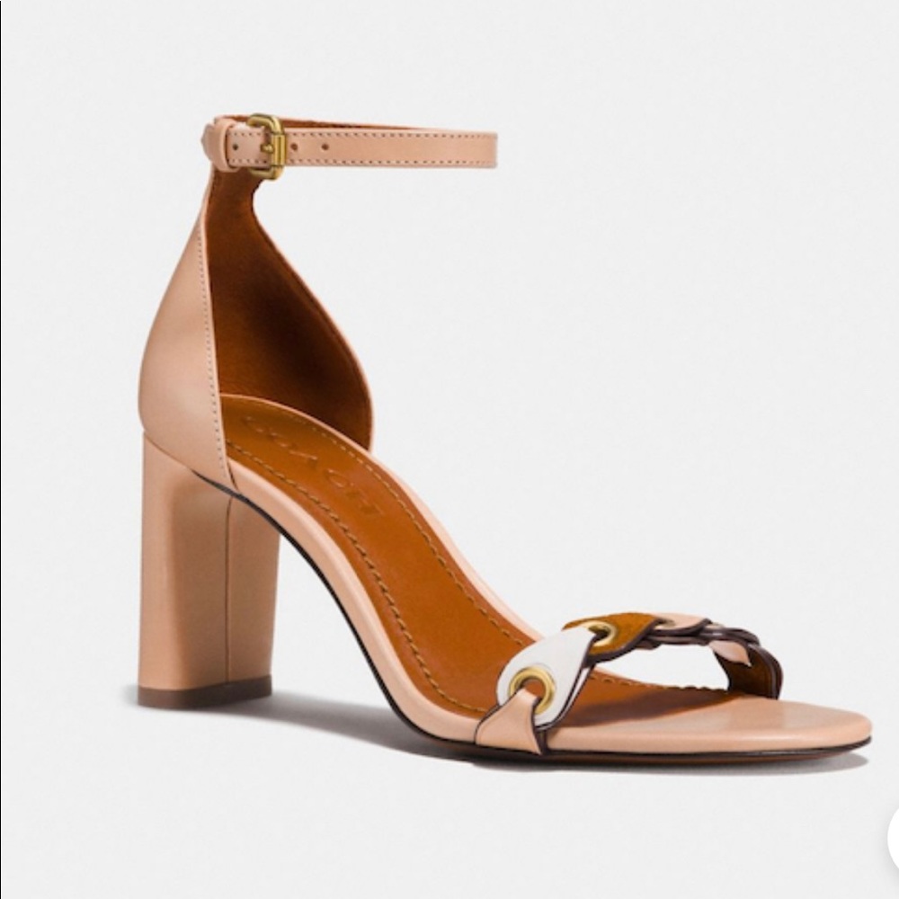 Coach Heel Sandal With Coach Link G2056 Size 9.5